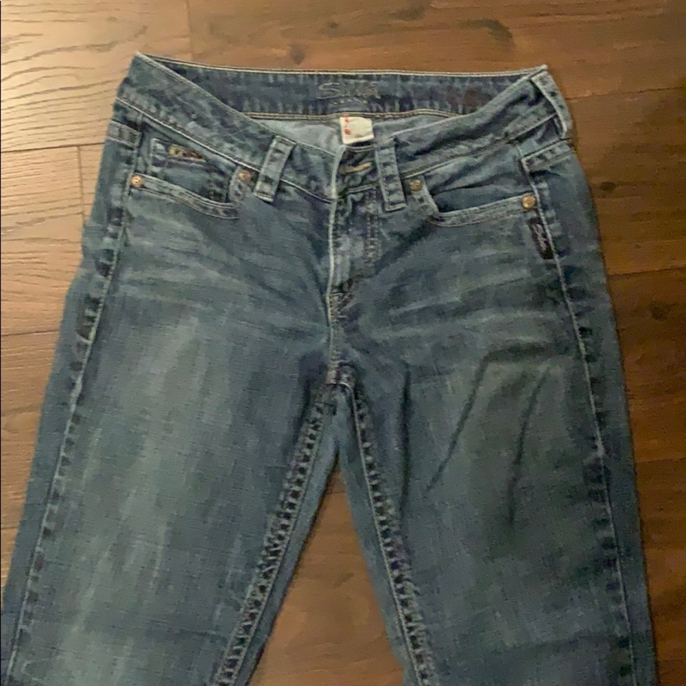 Silver jeans